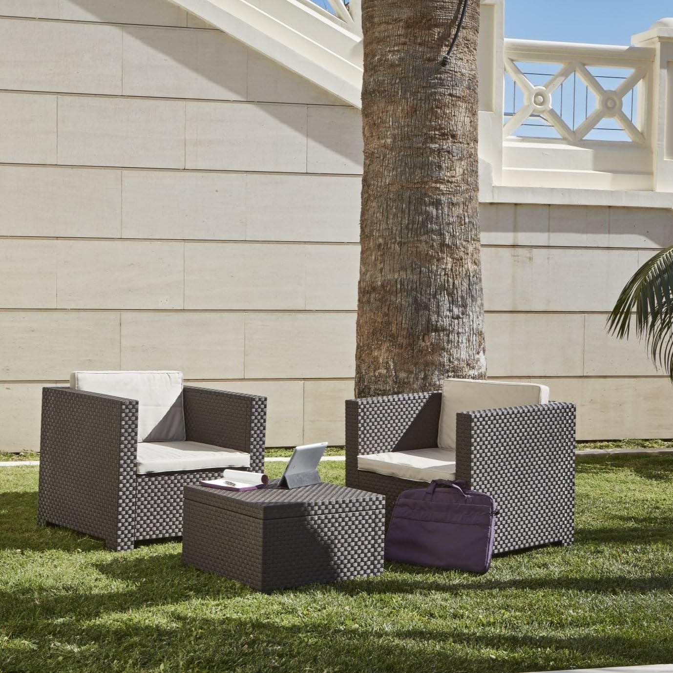 Salon de jardin SHAF Diva – Ensemble extérieur 2 personnes – Image 4