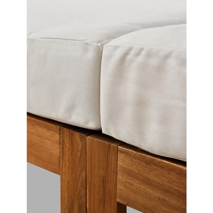 Salon de jardin d’angle modulable LEVATA Classique – Bois d’acacia avec coussins – Image 6